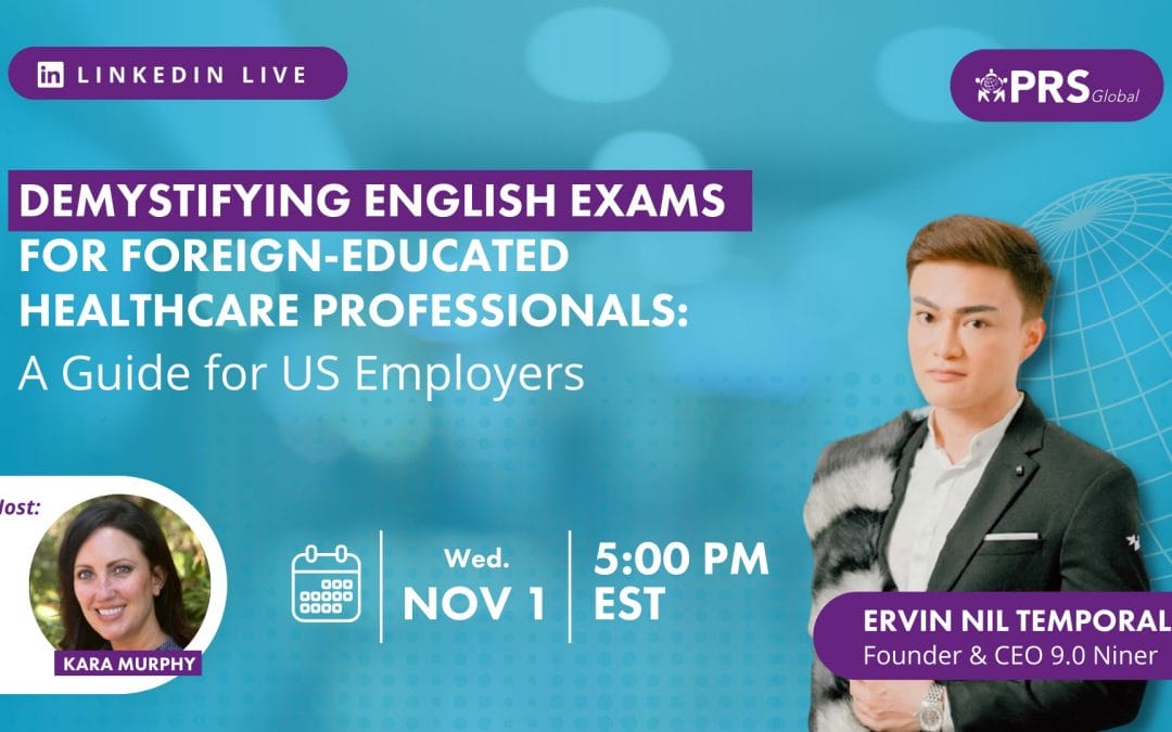 Demystifying English Exams for Foreign-Educated Healthcare Professionals 