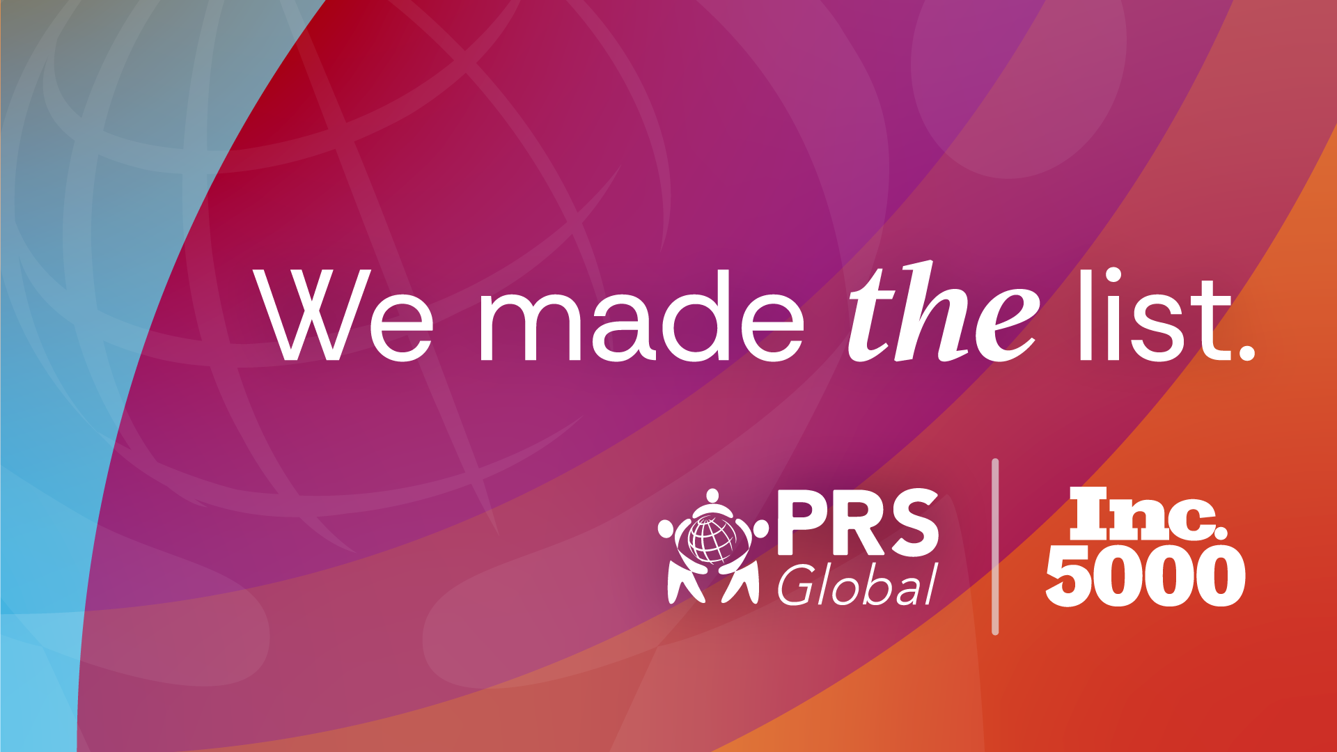 PRS Global Ranks #200 on the 2024 Inc. 5000